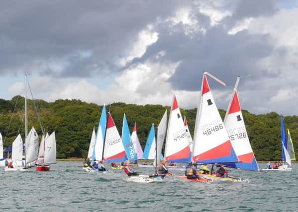 Action from the CYC-hosted youth regatta