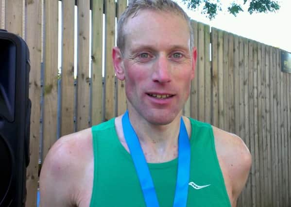 Half marathon winner James Baker