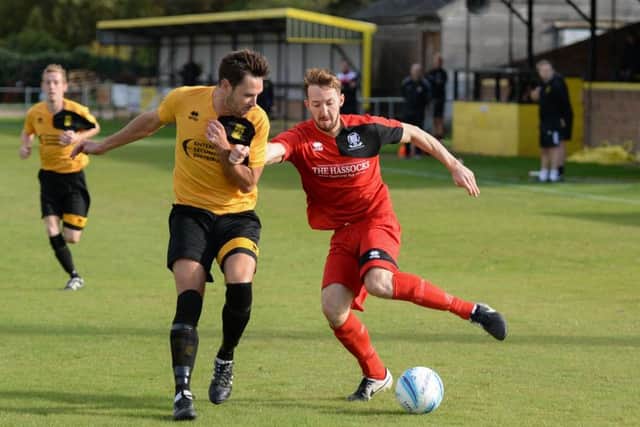 Ben Bacon. Action from Littlehampton v Hassocks. Pictures by Phil Westlake