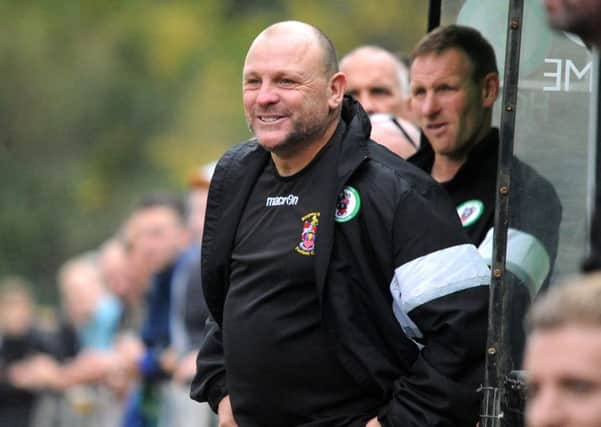 Burgess Hill Town FC v Leatherhead FC .  manager chapman. Pic Steve Robards  SR1630513 SUS-160810-182415001