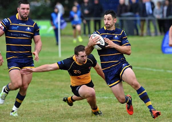 Matt McLean bagged two tries in Raiders' defeat to Redruth. Picture: Stephen Goodger