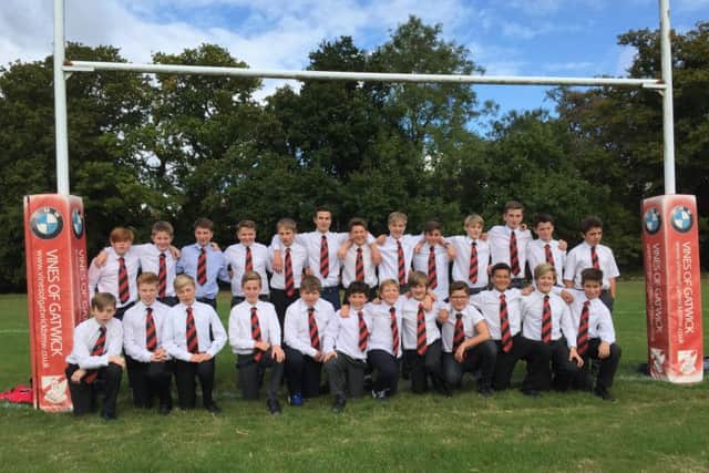 Heath u13s squad received their Heath Club ties on Saturday