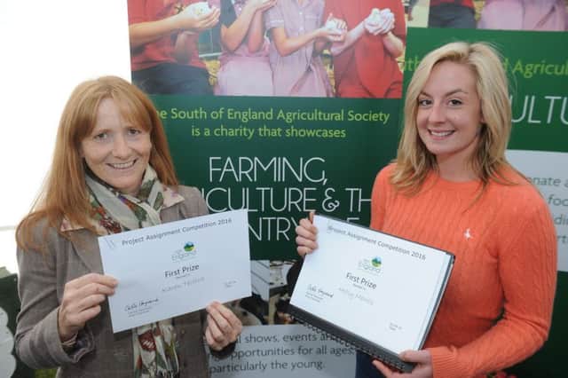 From left: Karen Telford and Holly Morris. Photograph courtesy of The South of England Agricultural Society