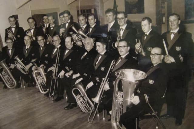 Lancing Brass Band in 1967