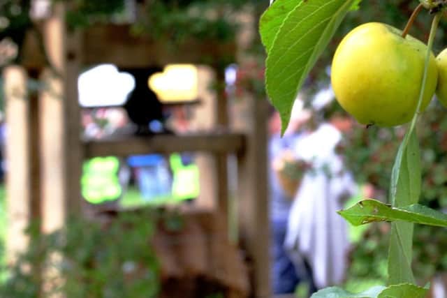 The star of the show was the National Trusts giant apple press, Bertha. Picture: L. Trownson