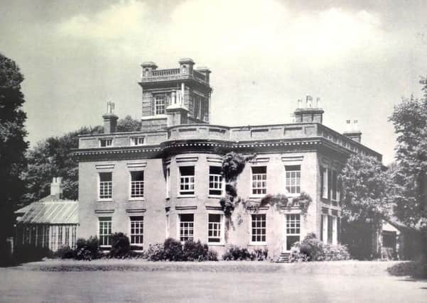 An old photo of Goring Hall