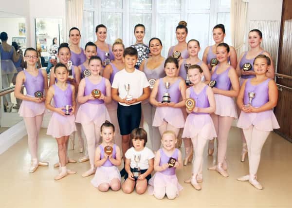 Prize winners at Le Serve School of Ballet and Theatre Dance in Tarring Road, Worthing. Picture: Derek Martin DM16147086a