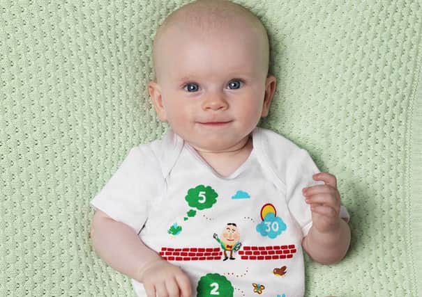 A new life-saving babygrow is to be given out at Tesco Extra at Holmbush in Shoreham and West Durrington