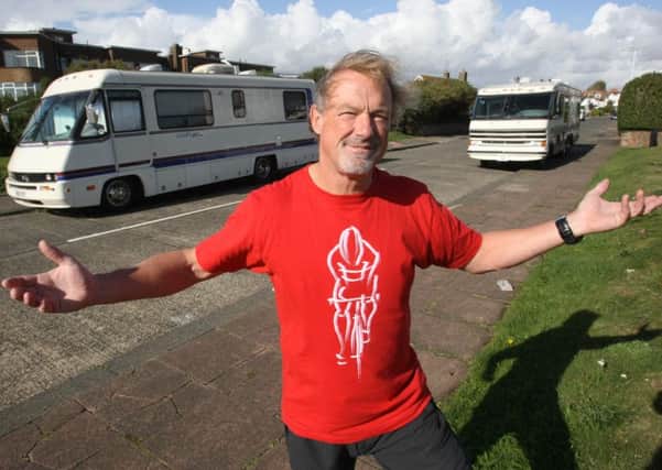 Concern over campervans parked in Goring-by Sea, resident Gavin Baylis