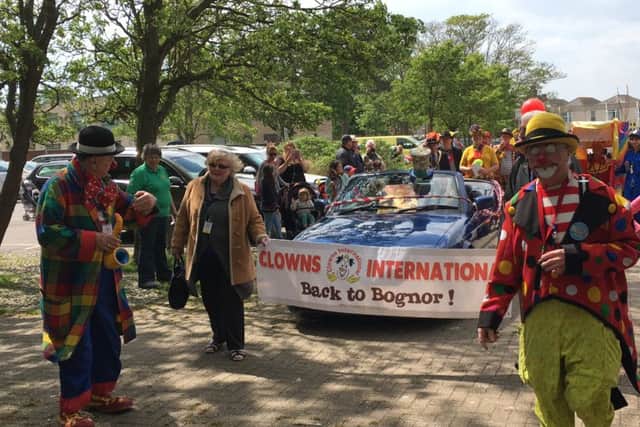 Professional members of Clowns International returned to Bognor Regis in the summer for the renowned clown parade