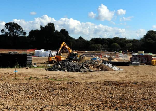 Construction has started on the large-scale development to the north east of Tangmere Military Aviation Museum