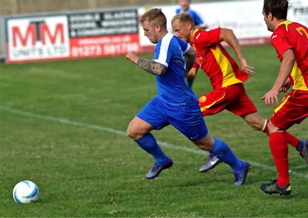 Charlie Pitcher in action for Shoreham. Picture by Stephen Goodger
