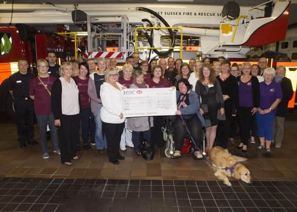 WORTHING FIRE STATION CHEQUE PRESENTATION FROM THE OPEN DAY AND CARNIVAL 2016