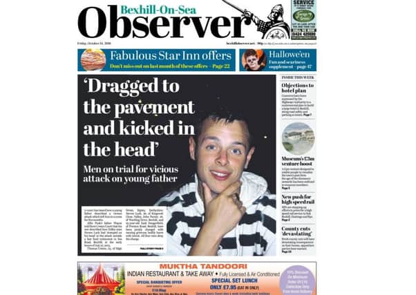 Today's Bexhill Observer (Friday, October 14) SUS-161014-114312001