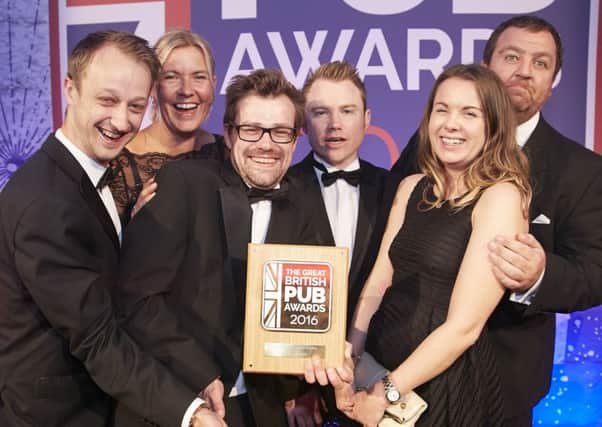 The Bull at Ditchling is crowned Great British  Pub of the Year 2016 SUS-161014-121512001