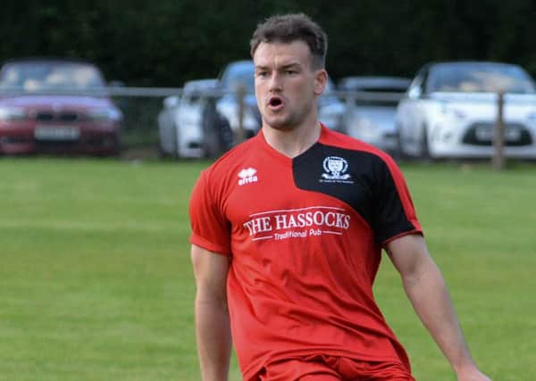 Nathan Miles. Hassocks v Steyning Town. Picture by Phil Westlake SUS-161008-093129001
