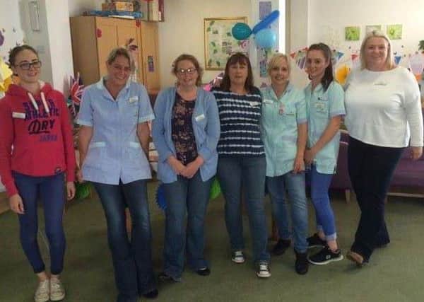 Staff take part in the Jeans for Genes day