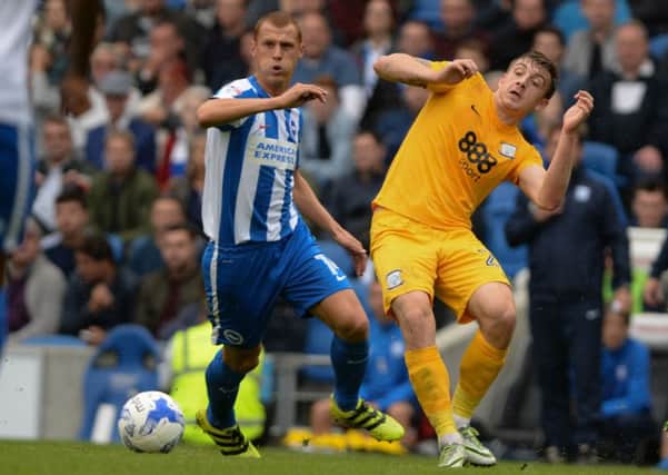 Steve Sidwell in action against Preston on Saturday. Picture: Phil Westlake