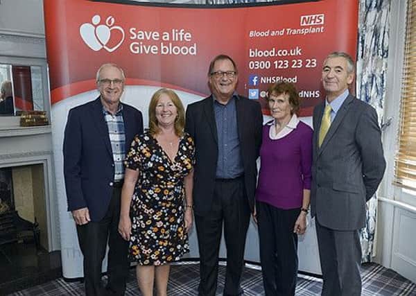 Blood donors from Littlehampton, West Sussex who were recognised for their life-saving efforts