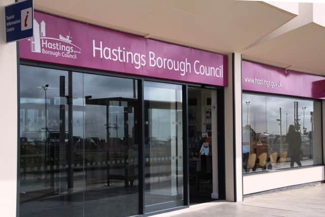 Hastings Borough Council's offices at Aquila House SUS-161019-163304001