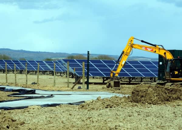 A solar farm elsewhere in West Sussex