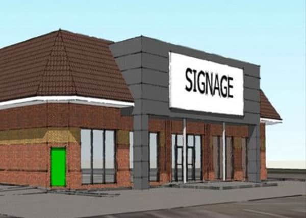 New shopfront plan for the former Halfords store