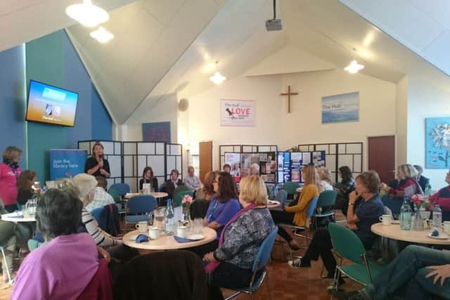 More than 60 people attended the launch of beFriend at The Hub CafÃ© in Upper Beeding