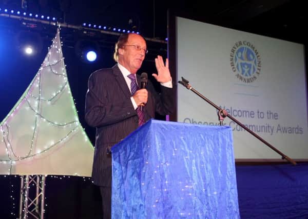 Fred Dinenage will again host our awards night at Butlin's on December 12