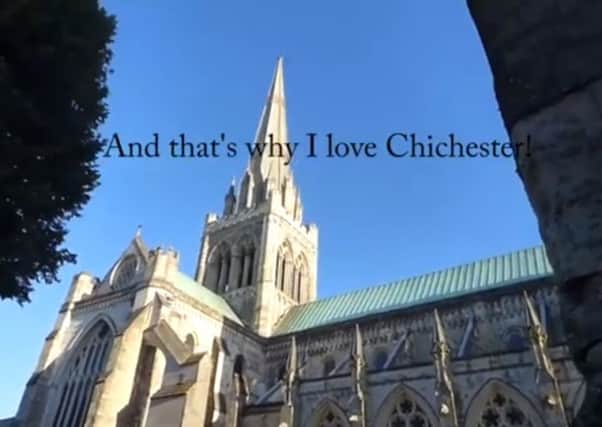 The end of 14-year-old Kiera Neal's prize-winning video about Chichester