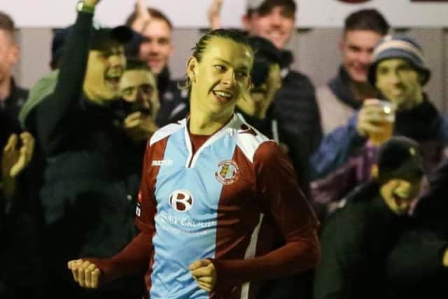 Harry Stannard scored his third goal in two games with the second against Whyteleafe. Picture courtesy Scott White