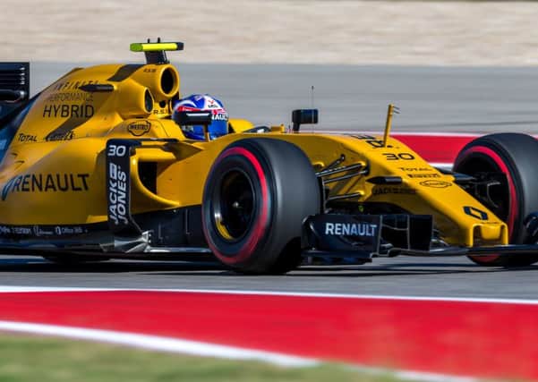 Jolyon Palmer (GBR) Renault Sport F1 Team RS16.
United States Grand Prix, Saturday 22nd October 2016. Circuit of the Americas, Austin, Texas, USA.