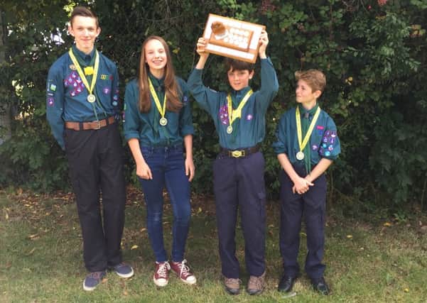 From left: Alex Wilmore, Maddie Peers, James Yule and Archie Chisholm