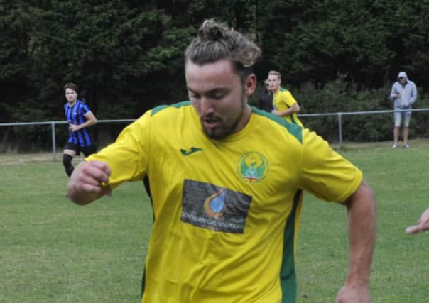 Callum Smith took his tally for the season to 15 with a hat-trick against Alfold