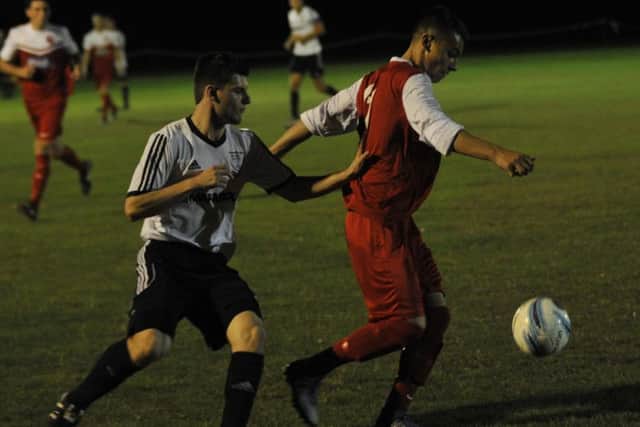 More action from the goalless draw between Bexhill and Seaford at The Polegrove last month.