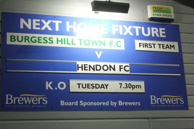 Burgess Hill Town v Hendon