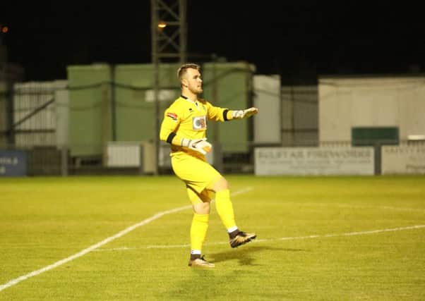 Bognor goalkeeper Dan Lincoln is available for Saturday's FA Trophy trip. Picture: Tim Hale