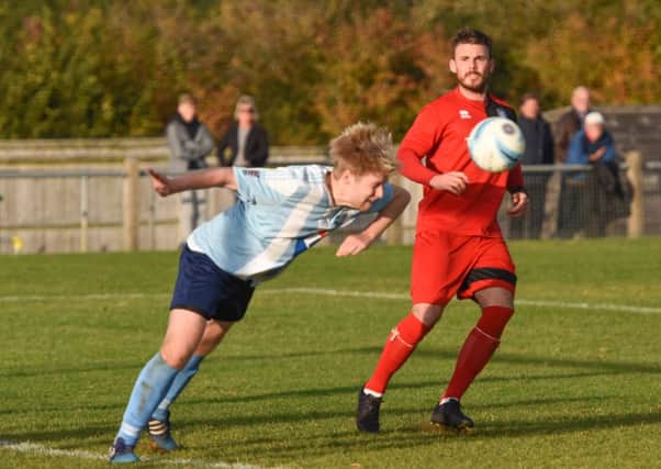 Action from United's defeat at Hassocks on Saturday. Picture by Phil Westlake