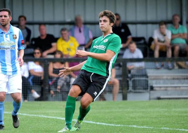 Burgess Hill Town's Lee Harding opened the scoring against Bognor