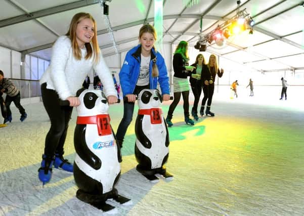 Horsham's first Ice Rink is open for business at Camping World, Brighton Road, Horsham. Pic Steve Robards  SR1631873 SUS-161025-140329001 SUS-161025-140329001