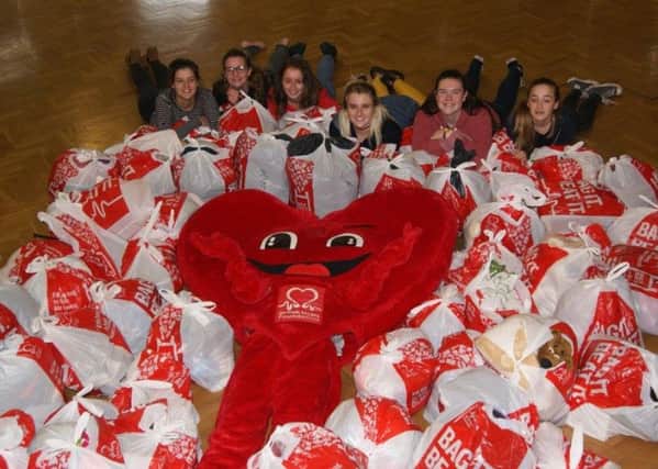 A record 70 bags were collected for BHF