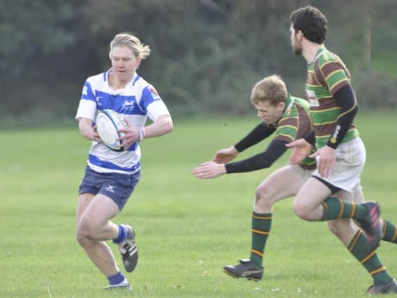 Harry Walker in possession for Hastings & Bexhill against Brockleians last weekend. Picture courtesy Nigel Baker