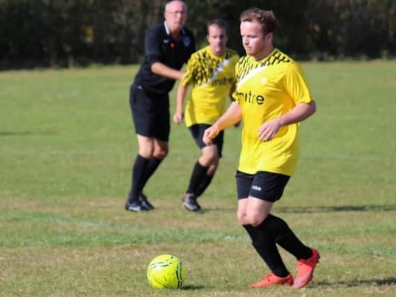 Dan Estherby has scored back-to-back hat-tricks for Little Common Football Club's second team.