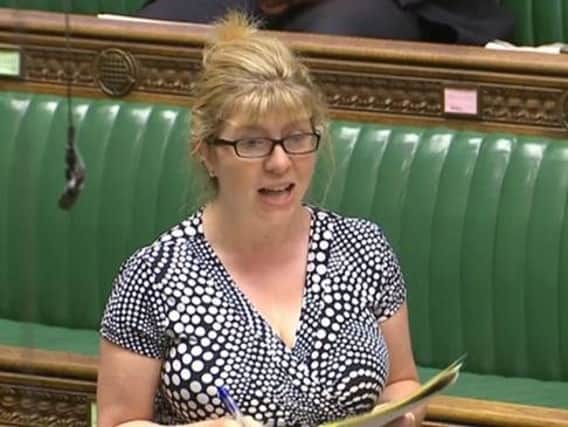 Maria Caulfield in the House of Commons chamber