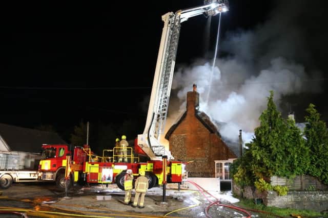 Crocker Hill house fire. Photo by Eddie Mitchell SUS-161029-230742001