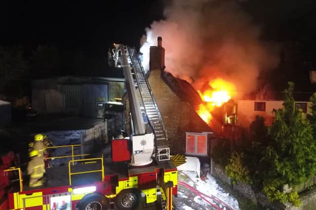 Crockerhill house fire. Photo by Eddie Mitchell SUS-161029-231121001