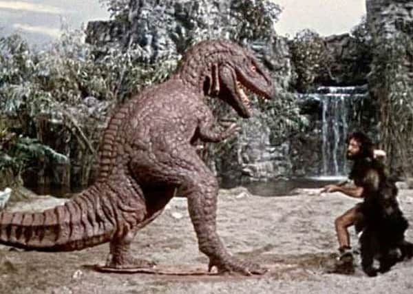 A scene from 'One Million Years B.C.'