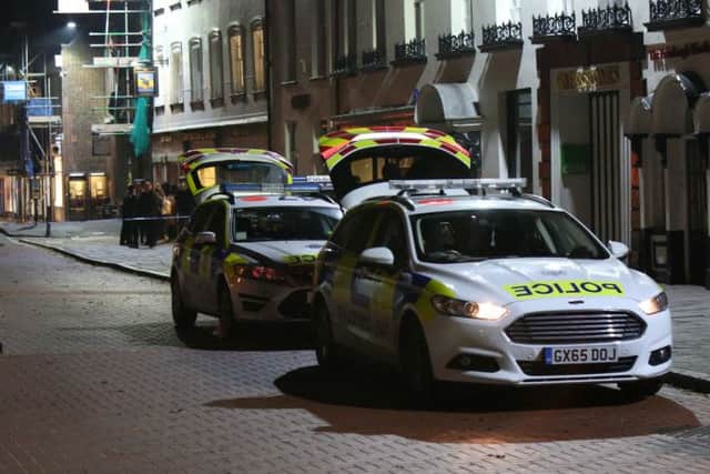 Police incident in North Street, Chichester Â©UKNIP