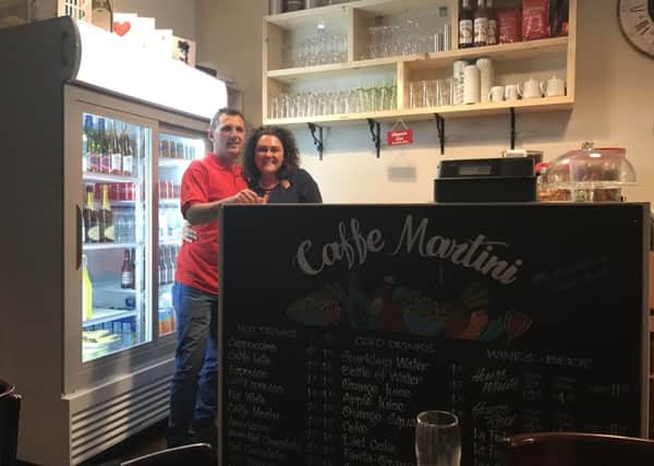 Caffe Martini owners Nino and Danielle Martinaj SUS-161031-164725001