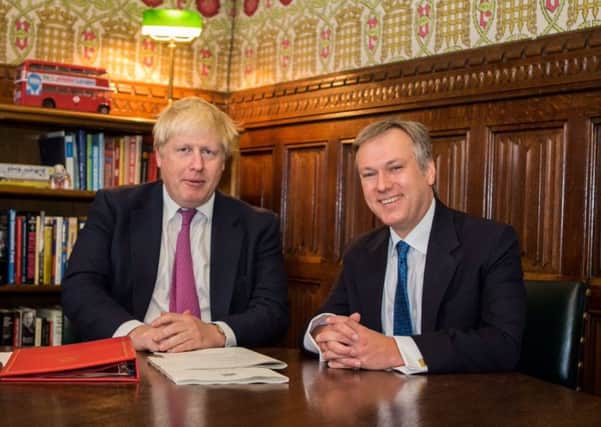 Henry Smith, MP for Crawley, meeting with Foreign Secretary Boris Johnson. Picture: Office of Henry Smith MP