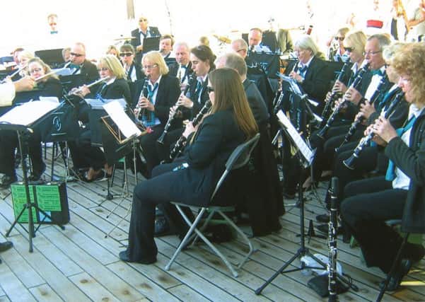 The Adur concert band performed on a cruise from Southampton to the north of France and Spain SUS-160111-134349001